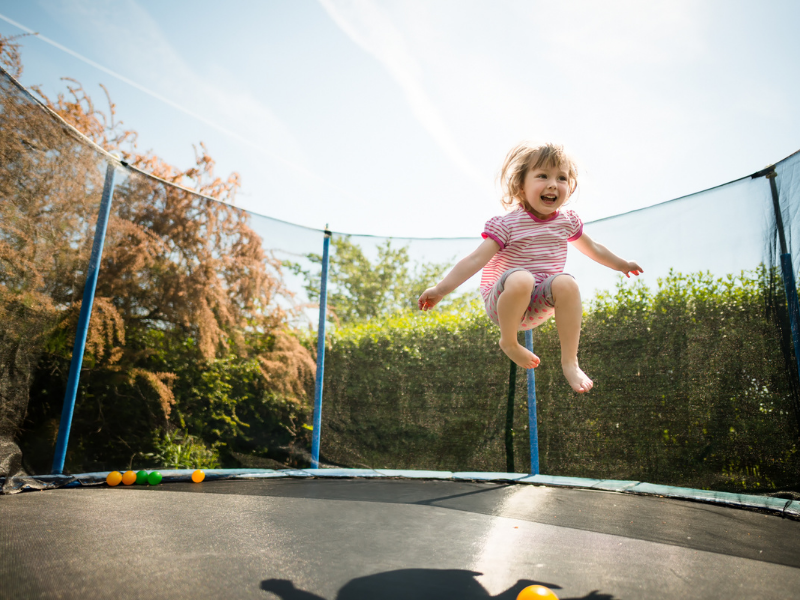 trampoline enfant