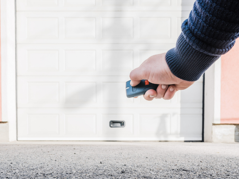 Porte automatique garage avec télécommande