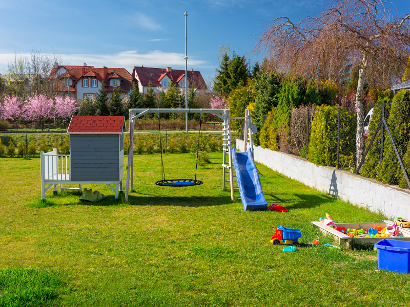 aire de jeux jardin