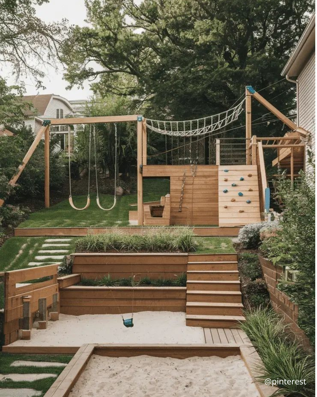 Visuel de jeux pour enfants en extérieur