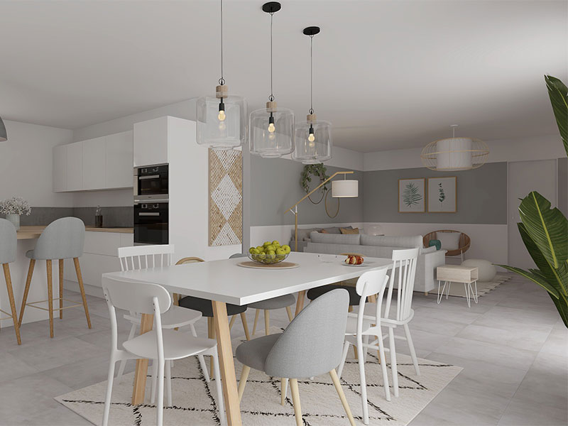 Quelles sont les couleurs tendances pour decorer une maison neuve blanc