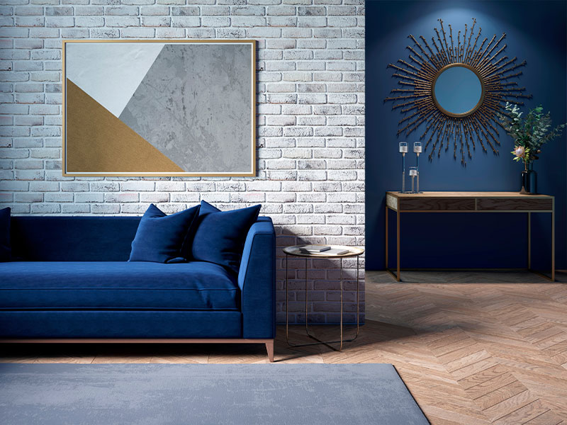 Quelles sont les couleurs tendances pour decorer une maison neuve bleu