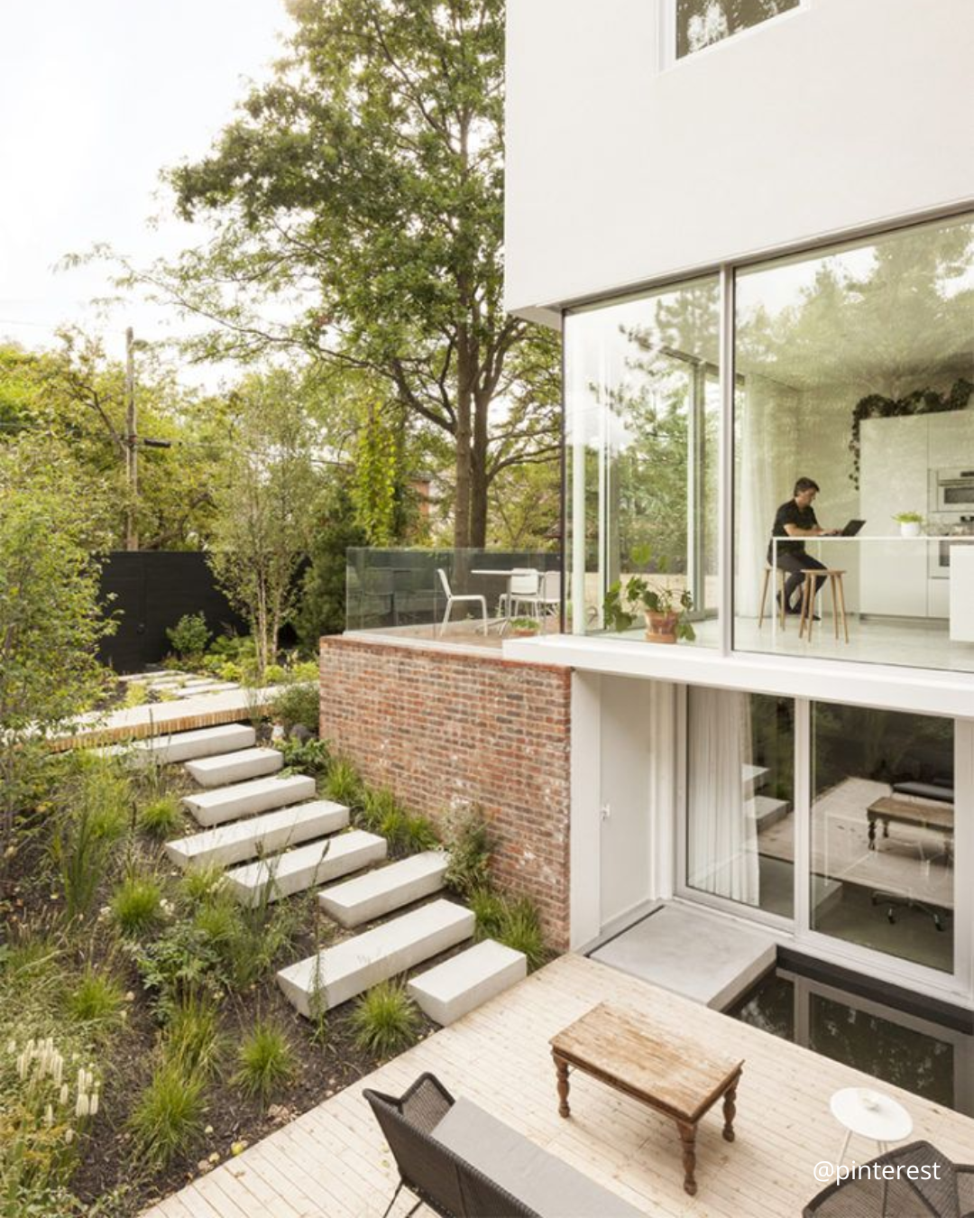 Visuel d'une maison moderne avec sous sol