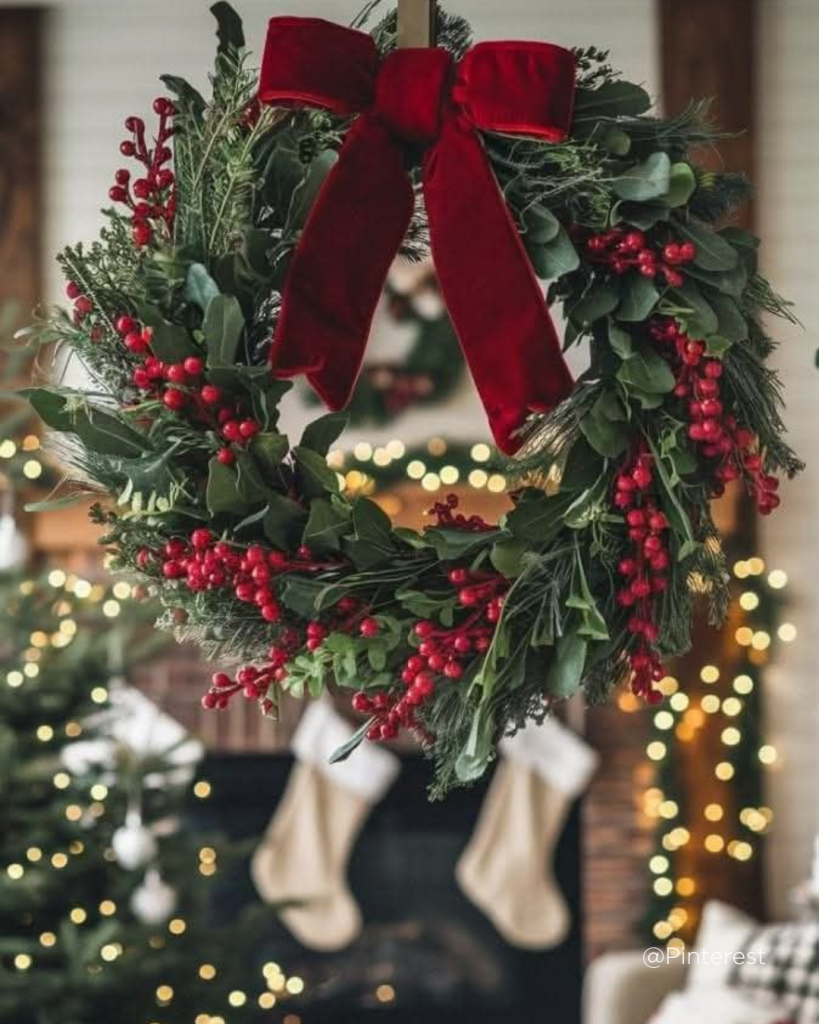 Couronne de Noël DIY