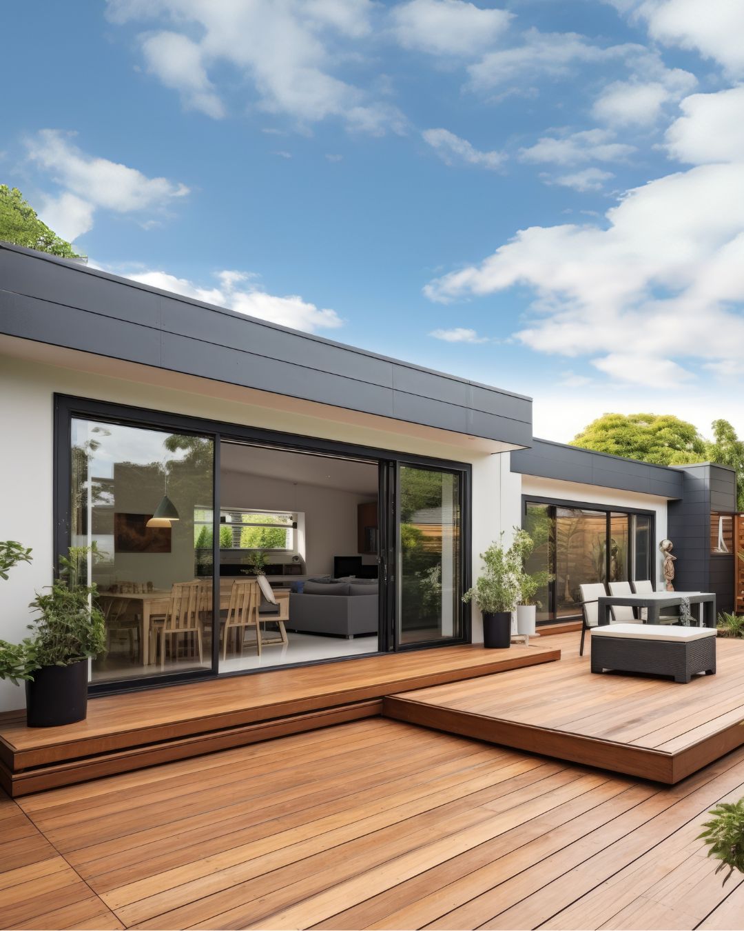 Maison plain pied contemporaine