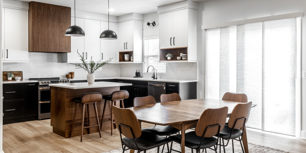 Interieur piece de vie bois