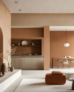 Interieur piece de vie maison moderne