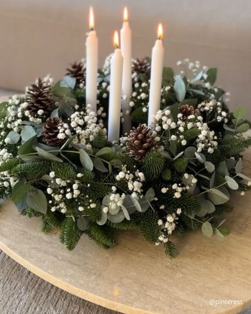 couronne traditionnelle noel