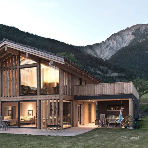 Maison bardage en bois