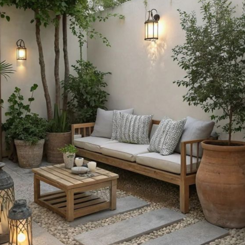 Visuel de jardin d'une maison neuve