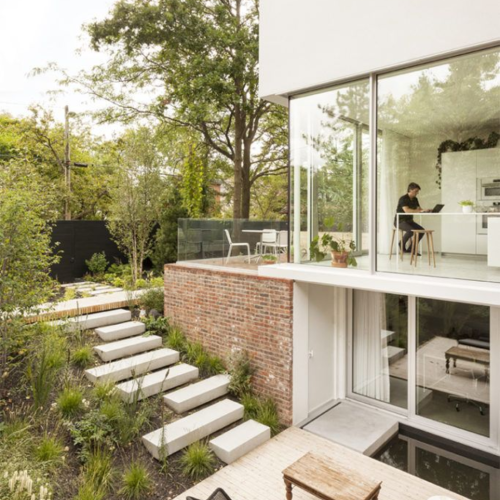 Visuel d'une maison moderne avec sous sol