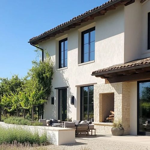 Maison moderne style provencal